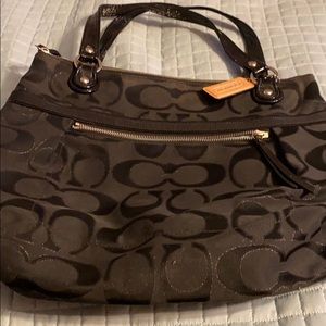 Black Coach Tote